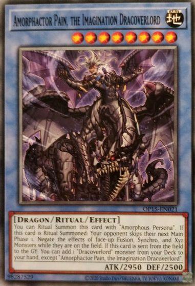 Amorphactor Pain, the Imagination Dracoverlord [OP15-EN021] Common - Josh's Cards