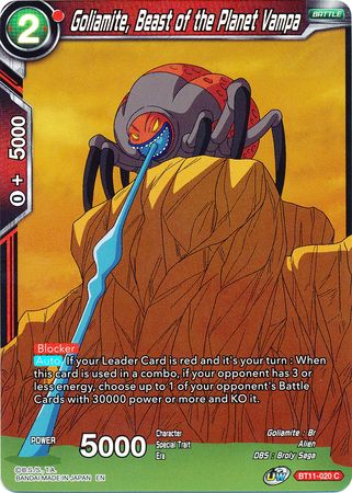 Goliamite, Beast of the Planet Vampa (BT11-020) [Vermilion Bloodline 2nd Edition] Parallel Foil