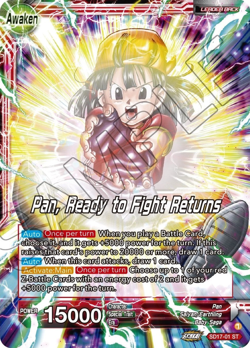 Pan // Pan, Ready to Fight Returns (SD17-01) [Dawn of the Z-Legends] Parallel Foil
