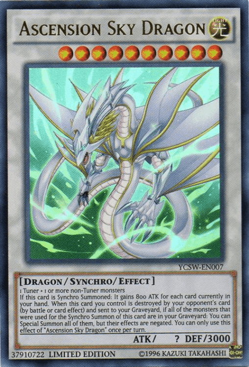 Ascension Sky Dragon [YCSW-EN007] Ultra Rare - Josh's Cards