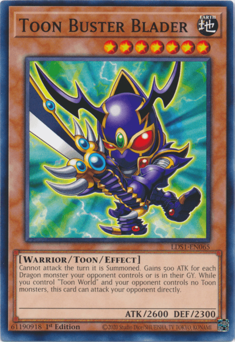 Toon Buster Blader [LDS1-EN065] Common - Josh's Cards
