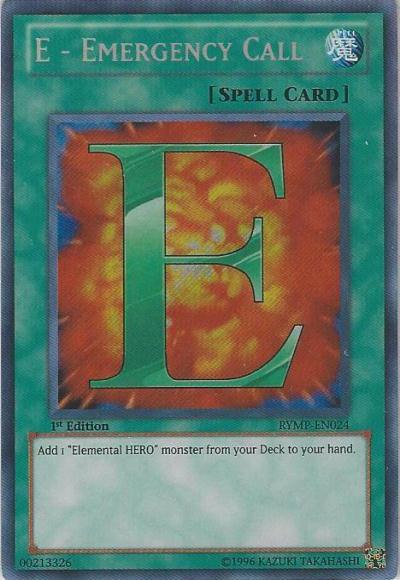 E - Emergency Call [RYMP-EN024] Secret Rare - Josh's Cards