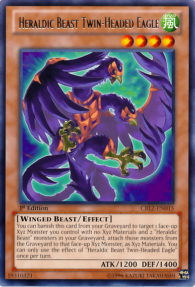 Heraldic Beast Twin-Headed Eagle [CBLZ-EN015] Rare - Josh's Cards