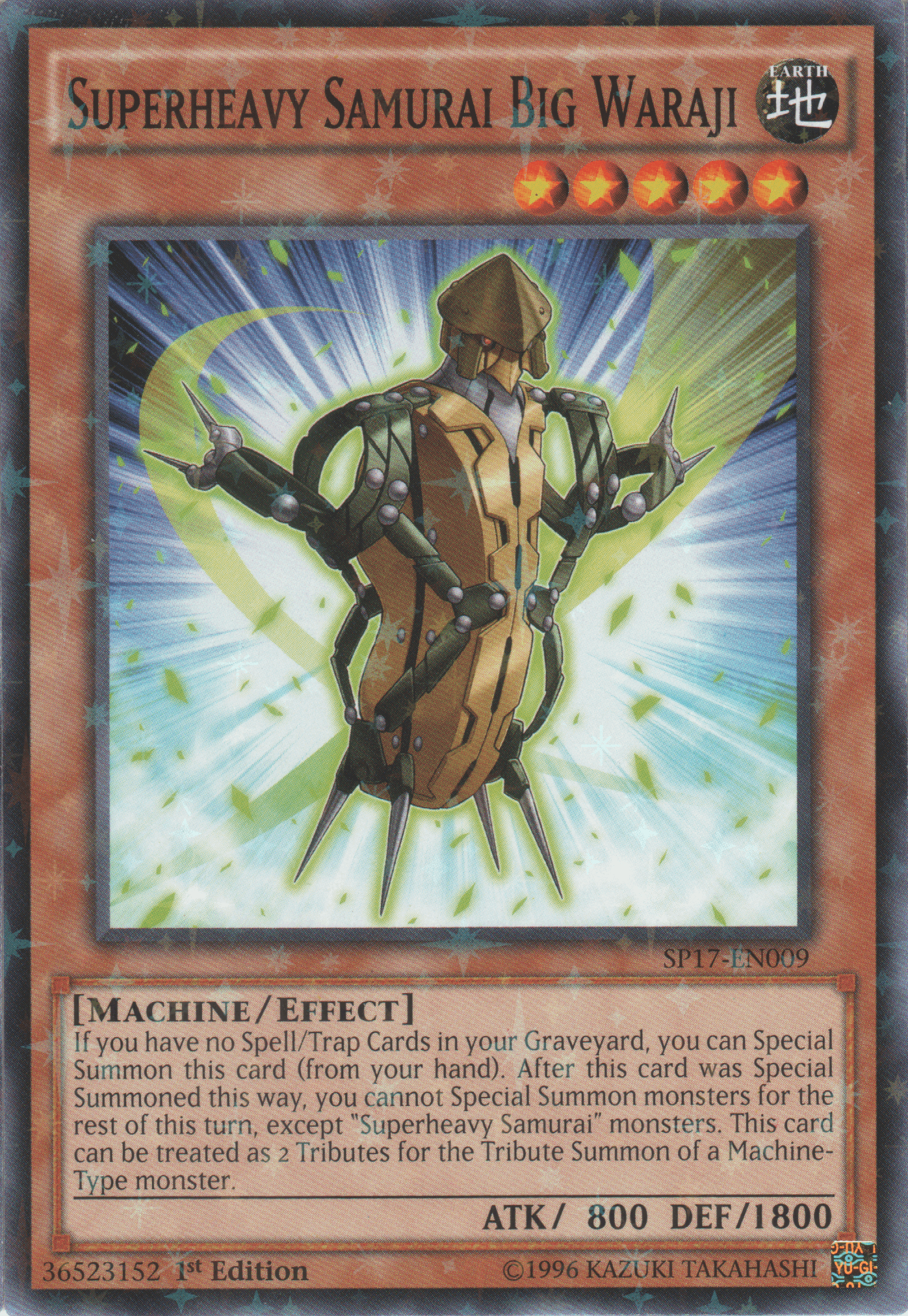 Superheavy Samurai Big Waraji [SP17-EN009] Starfoil Rare - Josh's Cards