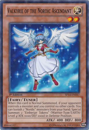 Valkyrie of the Nordic Ascendant [SP14-EN047] Starfoil Rare - Josh's Cards