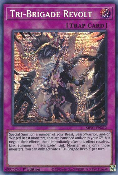 Tri-Brigade Revolt [MP21-EN212] Prismatic Secret Rare - Josh's Cards