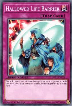 Hallowed Life Barrier [SGX1-ENE18] Common - Josh's Cards