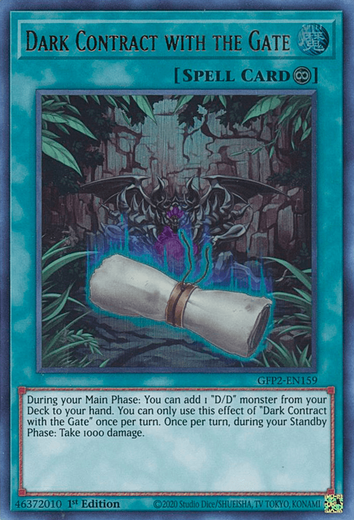 Dark Contract with the Gate [GFP2-EN159] Ultra Rare - Josh's Cards