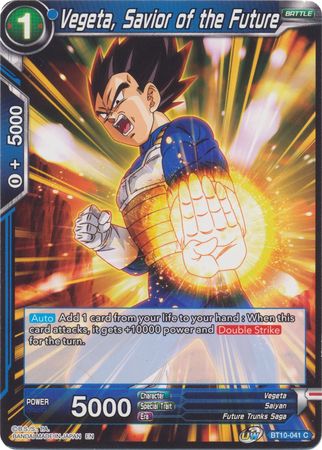 Vegeta, Savior of the Future (BT10-041) [Rise of the Unison Warrior] Parallel Foil