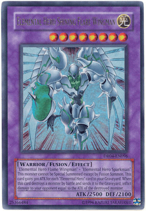 Elemental Hero Shining Flare Wingman [DR04-EN096] Ultra Rare - Josh's Cards