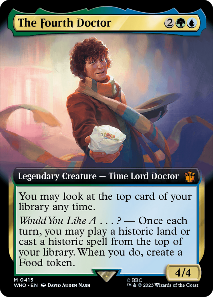 The Fourth Doctor (WHO-415) - Doctor Who: (Extended Art) Foil
