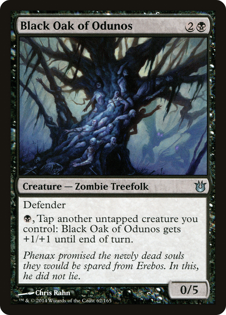 Black Oak of Odunos (BNG-062) - Born of the Gods Foil