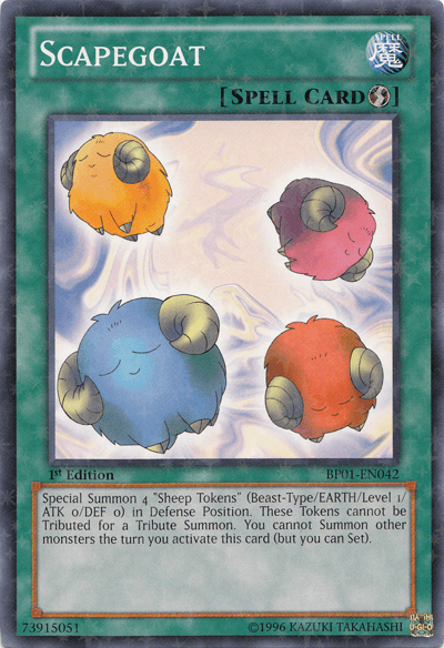 Scapegoat [BP01-EN042] Starfoil Rare - Josh's Cards