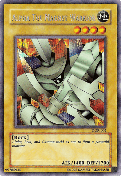 Alpha the Magnet Warrior [DOR-001] Secret Rare - Josh's Cards
