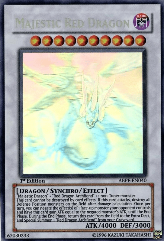 Majestic Red Dragon [ABPF-EN040] Ghost Rare - Josh's Cards