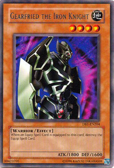 Gearfried the Iron Knight [DB1-EN204] Rare - Josh's Cards