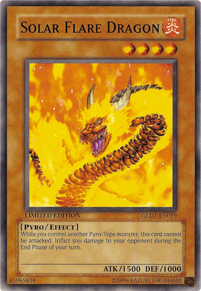 Solar Flare Dragon [GLD1-EN019] Common - Josh's Cards