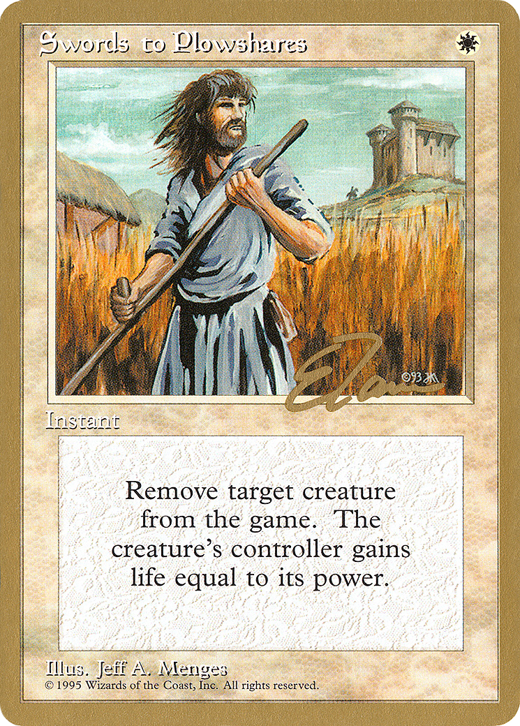 Swords to Plowshares (WCD-ET52) - Pro Tour Collector Set