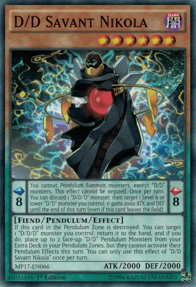 D/D Savant Nikola [MP17-EN066] Common - Josh's Cards