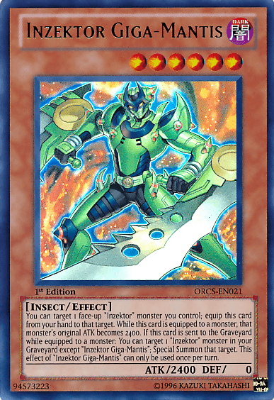Inzektor Giga-Mantis [ORCS-EN021] Ultra Rare - Josh's Cards