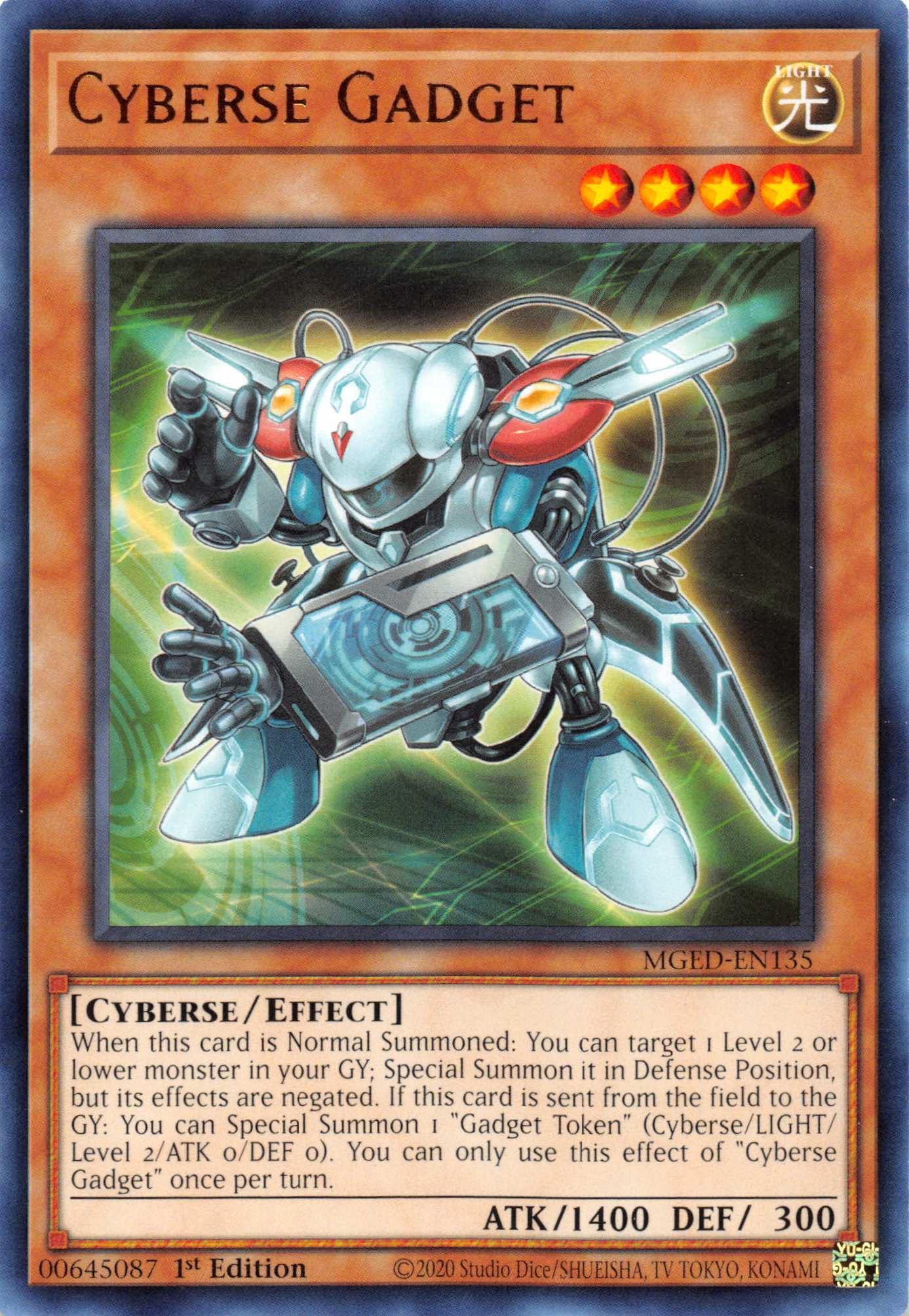 Cyberse Gadget [MGED-EN135] Rare - Josh's Cards