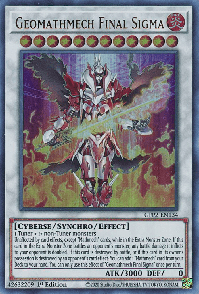 Geomathmech Final Sigma [GFP2-EN134] Ultra Rare - Josh's Cards
