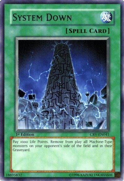 System Down [CRV-EN041] Rare - Josh's Cards
