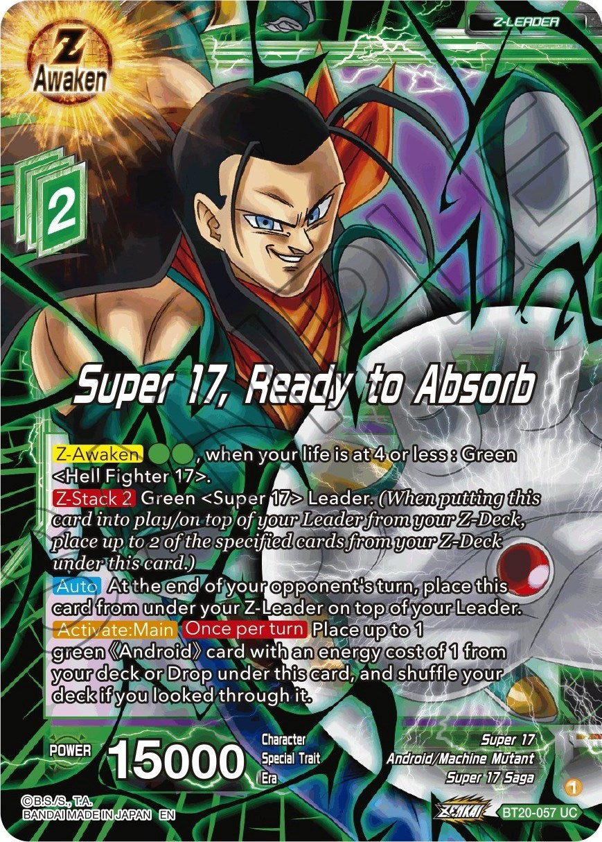Super 17, Ready to Absorb (BT20-057) [Power Absorbed] Parallel Foil