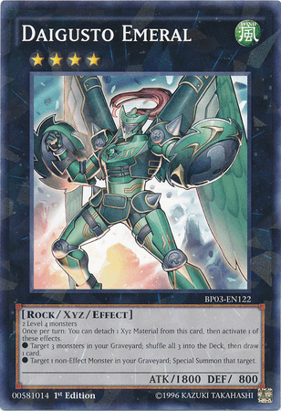 Daigusto Emeral [BP03-EN122] Shatterfoil Rare - Josh's Cards