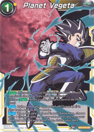 Planet Vegeta (Alternate Art) (BT3-105) [Special Anniversary Set 2020] Parallel Foil