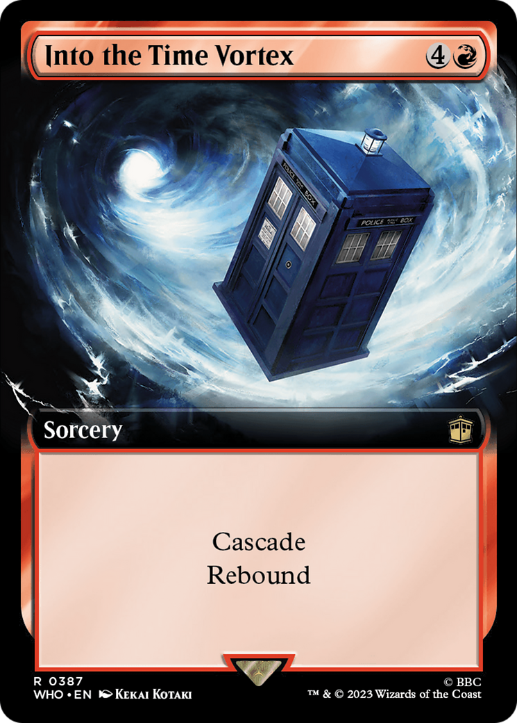 Into the Time Vortex (WHO-387) - Doctor Who: (Extended Art) Foil