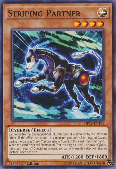Striping Partner [MP18-EN171] Common - Josh's Cards