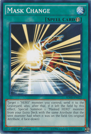 Mask Change [SDHS-EN022] Common - Josh's Cards