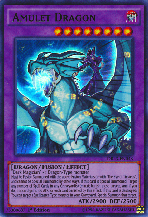 Amulet Dragon [DRL3-EN043] Ultra Rare - Josh's Cards