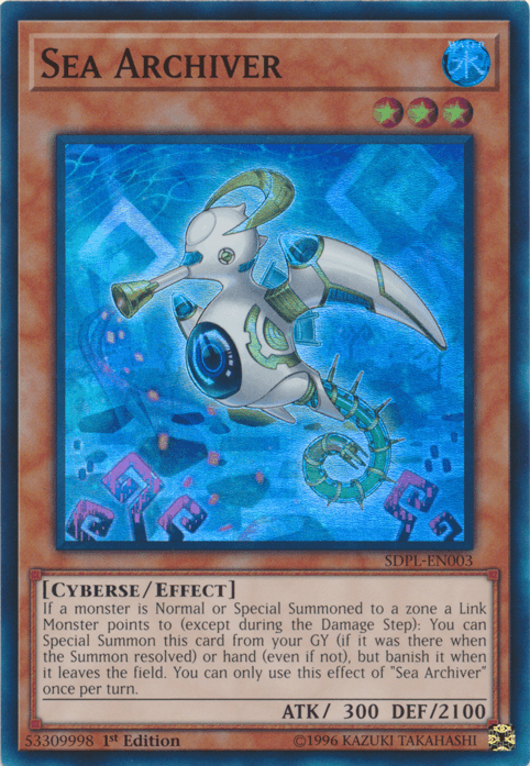 Sea Archiver [SDPL-EN003] Super Rare - Josh's Cards