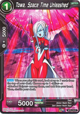 Towa, Space Time Unleashed (BT3-115) [Cross Worlds] Parallel Foil