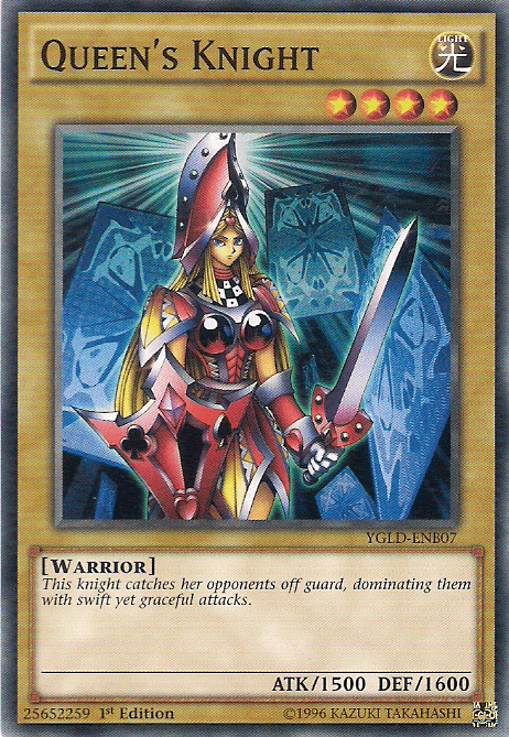 Queen's Knight [YGLD-ENB07] Common - Josh's Cards