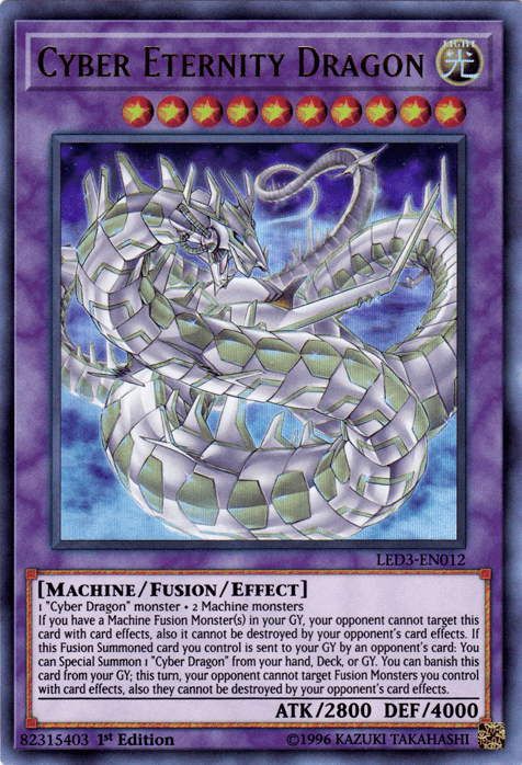 Cyber Eternity Dragon [LED3-EN012] Ultra Rare - Josh's Cards