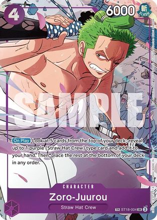 Zoro-Juurou (ST18-004) (ST18-004) - Emperors in the New World Foil