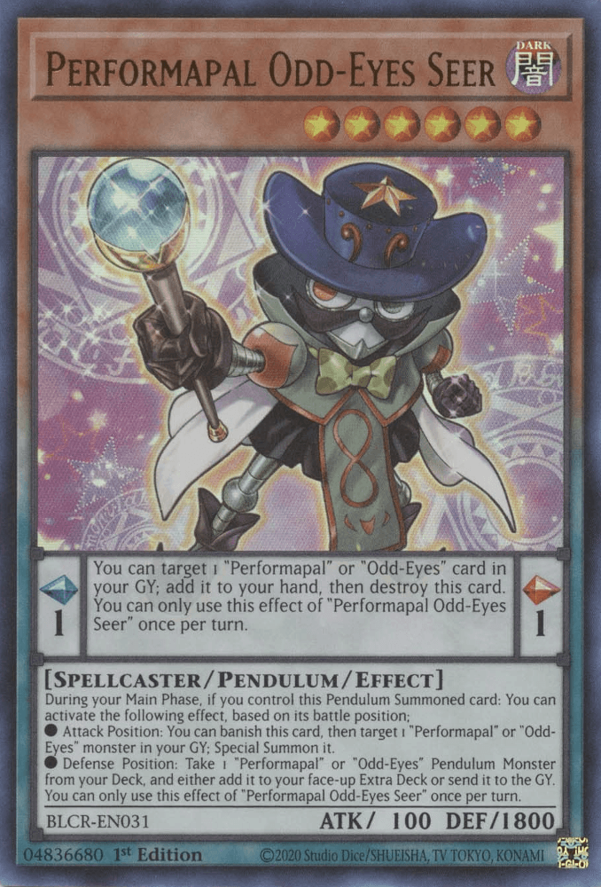 Performapal Odd-Eyes Seer [BLCR-EN031] Ultra Rare - Josh's Cards