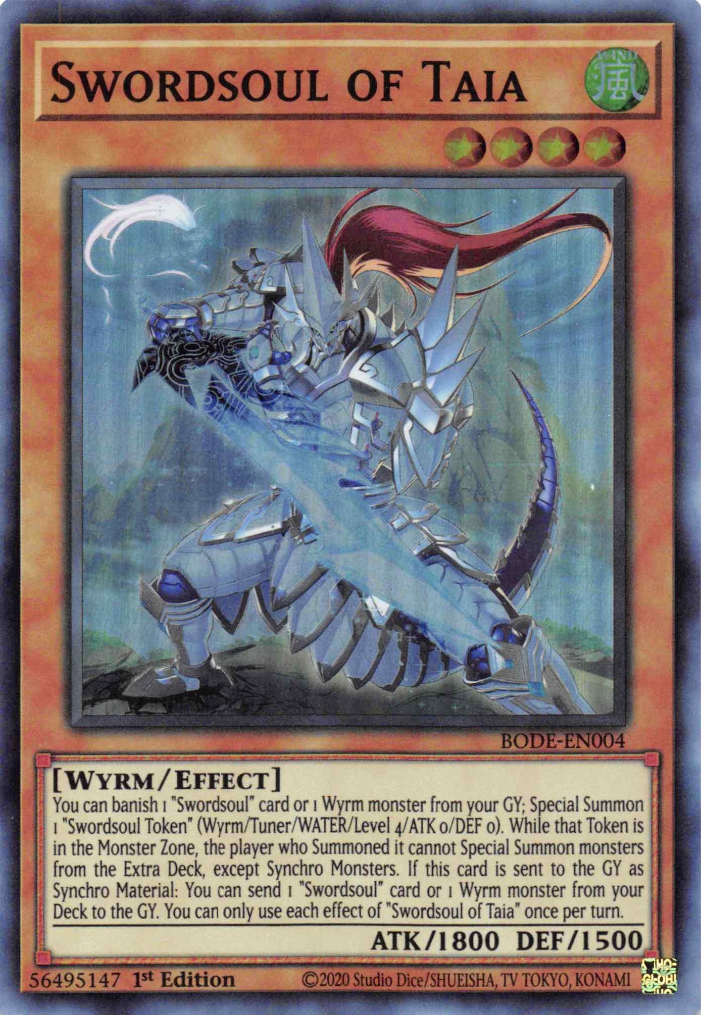 Swordsoul of Taia [BODE-EN004] Super Rare - Josh's Cards