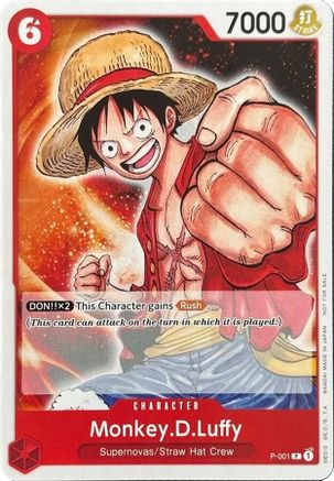 Monkey.D.Luffy (001) (P-001) - One Piece Demo Deck Cards