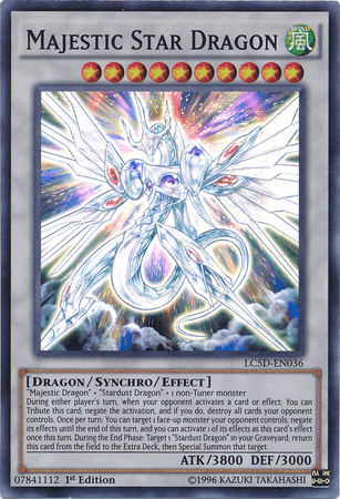 Majestic Star Dragon [LC5D-EN036] Super Rare - Josh's Cards