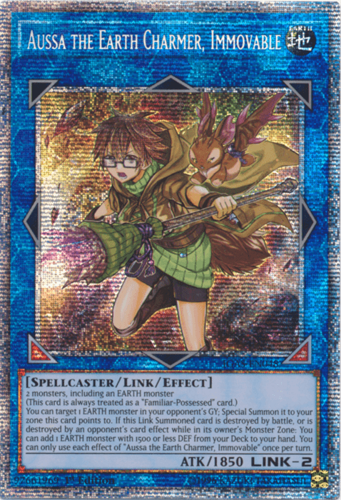 Aussa the Earth Charmer, Immovable [IGAS-EN048] Starlight Rare - Josh's Cards