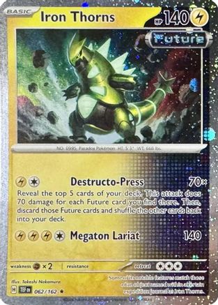 Iron Thorns (Cosmos Holo) 062/162 - Miscellaneous Cards & Products Holofoil