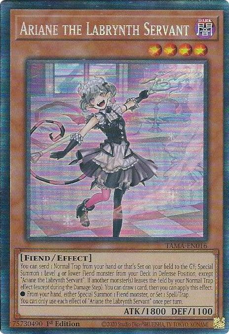 Ariane the Labrynth Servant [TAMA-EN016] Collector's Rare - Josh's Cards