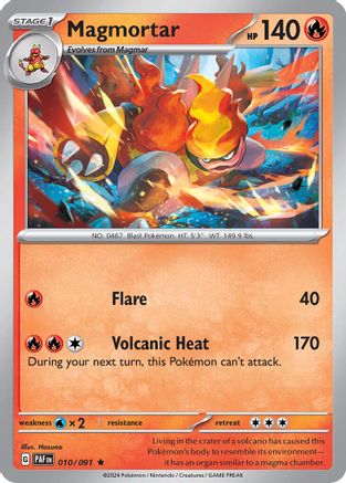 Magmortar (Paldean Fates) 010/091 - Deck Exclusives