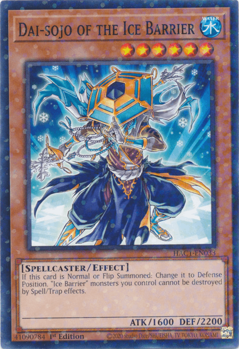 Dai-sojo of the Ice Barrier (Duel Terminal) [HAC1-EN033] Common - Josh's Cards