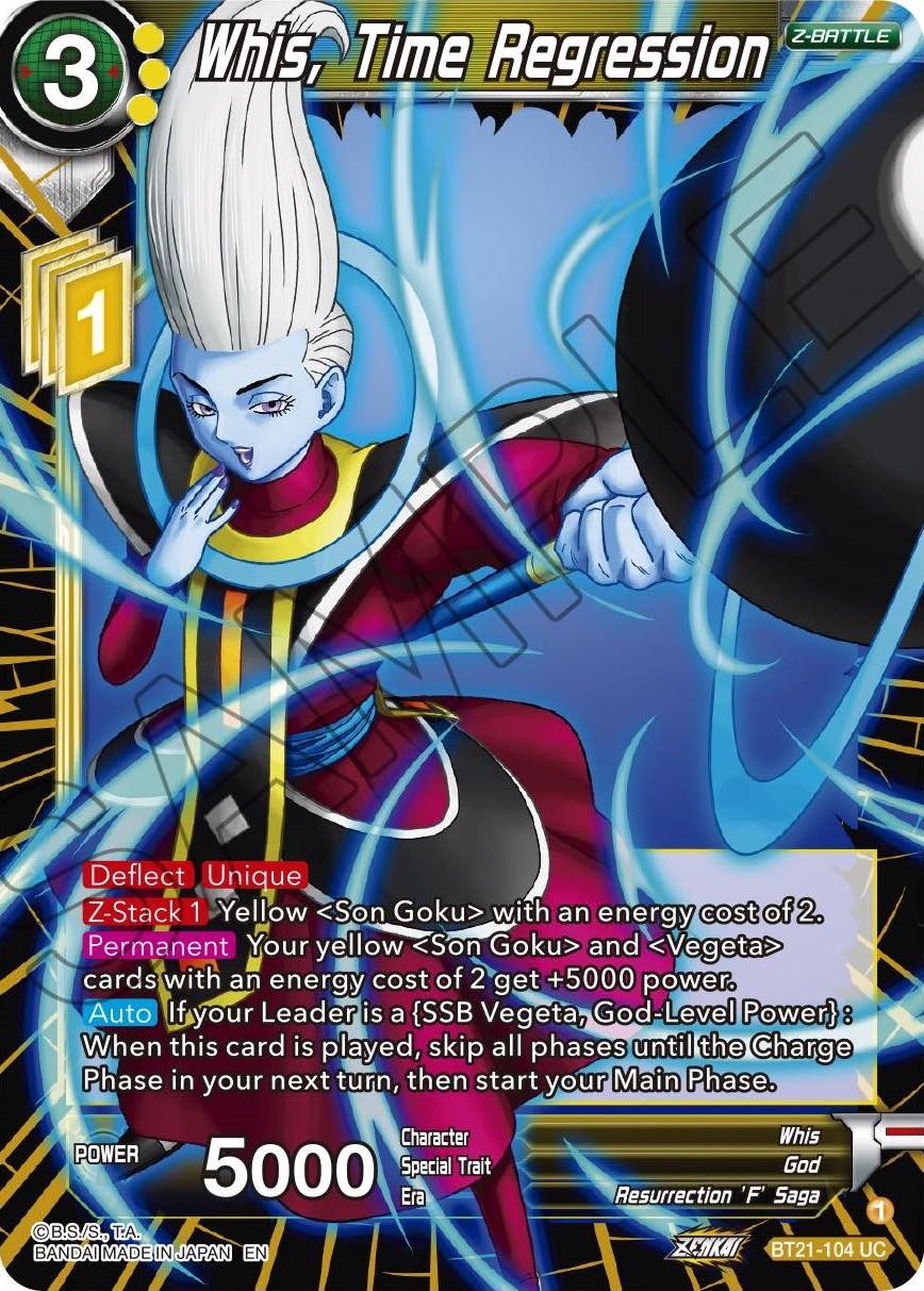Whis, Time Regression (BT21-104) [Wild Resurgence] Parallel Foil