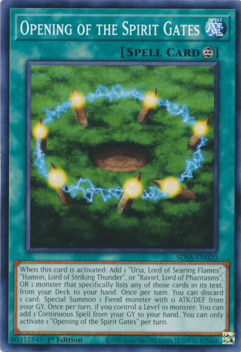 Opening of the Spirit Gates [SDSA-EN020] Common - Josh's Cards
